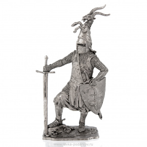 Оловянный солдатик миниатюра "Германский рыцарь, 2-я пол. 13 века", фотография 0. Интернет-магазин ЛАВКА ПОДАРКОВ